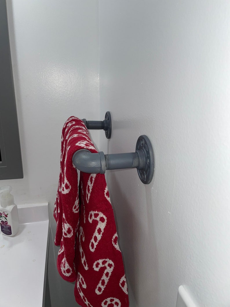 Towel Bar Industrial Pipe image 3