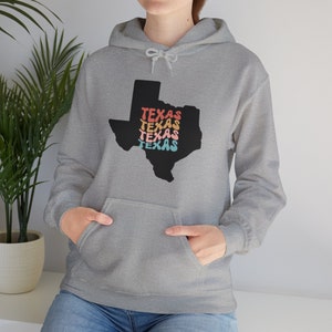 Texas Hooded Sweatshirt, Lonestar state USA hoodie for Texas for men and woman