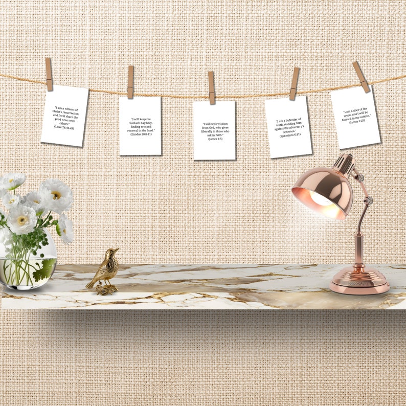 Printable Scripture Cards Printable Note Cards Faith Bible Verse 52 ...