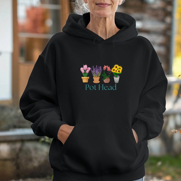 Stoner sweatshirt, Garden hoodie, hoodie with flowers, funny hoodies, gag gifts, music festival clothing, comfy festival wear, gifts for her