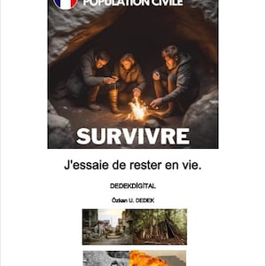 J&#39;essaie de rester en vie. Emergency survival basics booklet for civil rights. Preparedness Books Bushcraft Gear Survival Preparedness Books