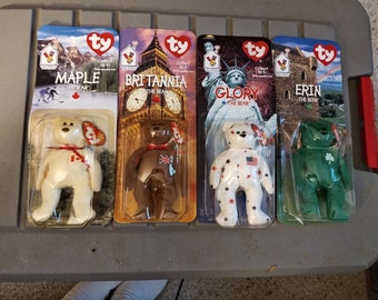 Set of Vintage Extremely  Rare Mcdonald's  Beanie Babies