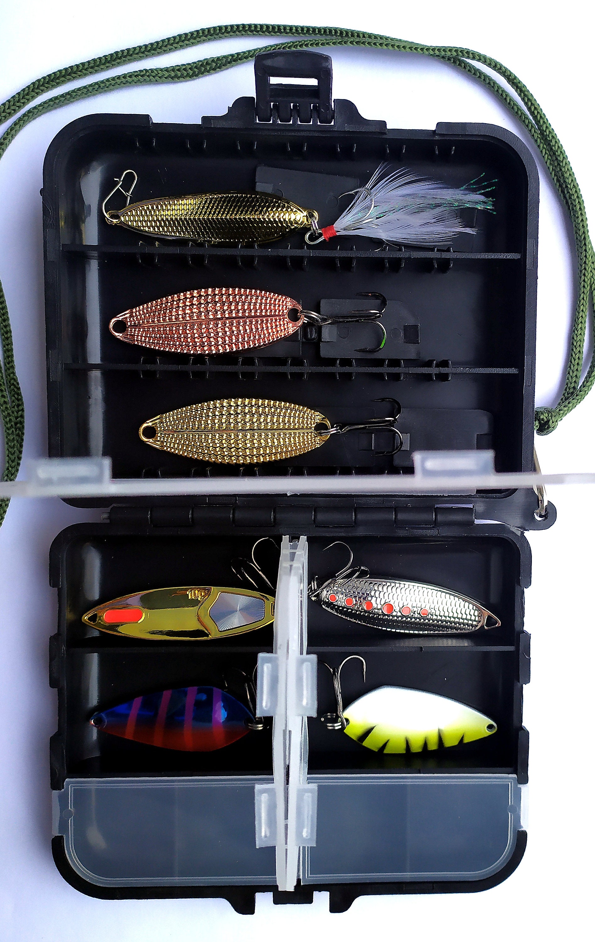 Lot De 7 Leurres De Pêche Neufs - Assortiment Mixte - Sans Marque