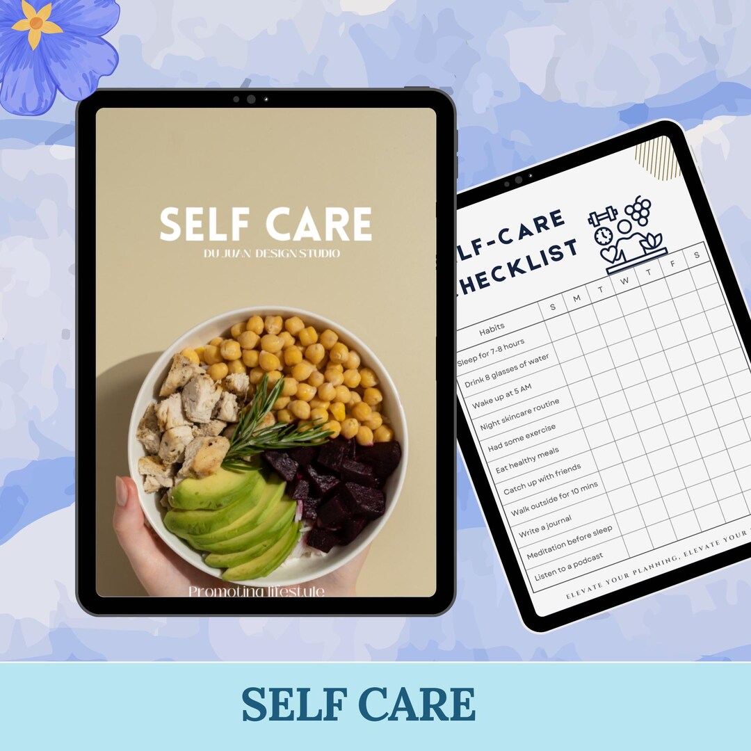 Self Care Planner Printable | Wellness Journal Template | Mental Health ...