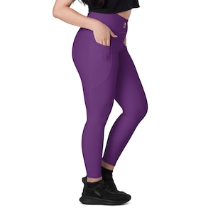 Purple Chaitanya Abara Pocket Leggings