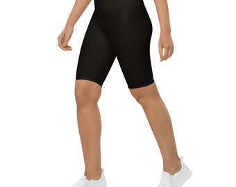 Black Chaitanya Abara Biker Shorts