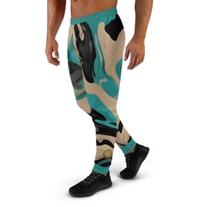 Teal Cheetah Men's Joggers