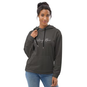 Chaitanya Abara Charcoal Gray Signature Unisex Hoodie