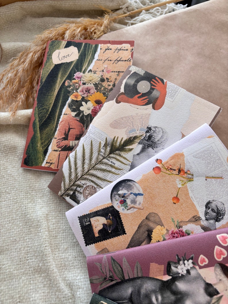 Carnet de notes vintage fait main L'heritique Scrapbook image 5