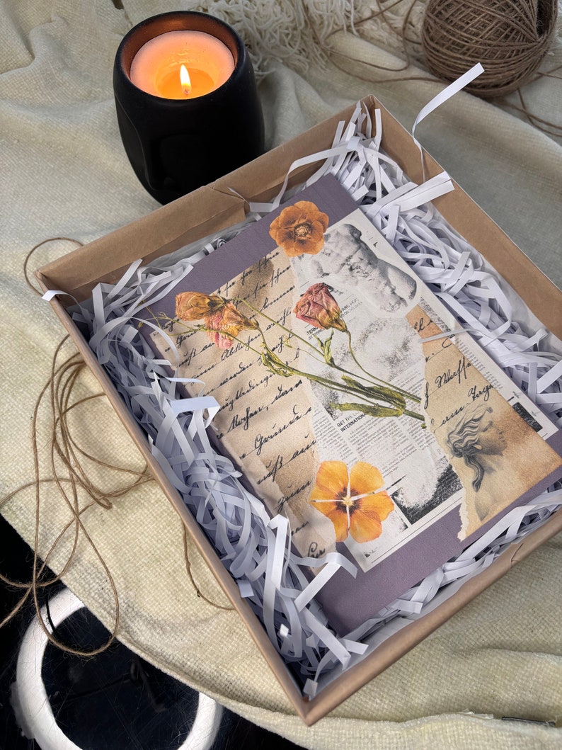 Carnet de notes vintage fait main L'heritique Scrapbook image 3