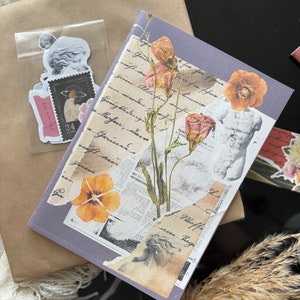 Carnet de notes vintage fait main L'heritique Scrapbook image 1