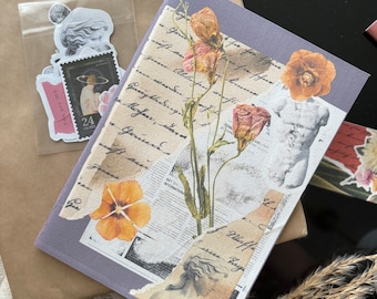 Carnet de notes vintage fait main - L'heritique Scrapbook