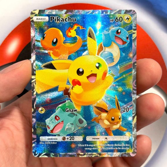 Pikachu - Pokmon Pocket - Promo - Etsy Pikachu - Pokmon Pocket - Promo - Etsy
