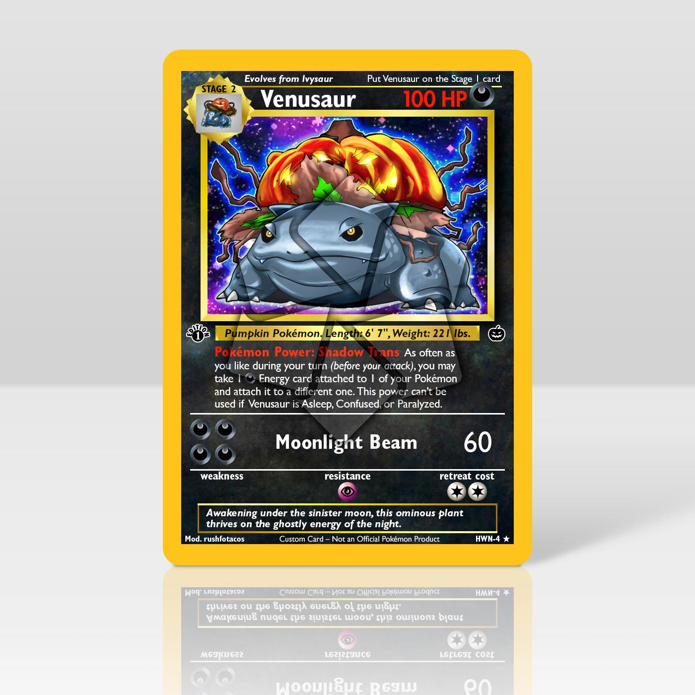 venusaur card binder Bulbasaur Evolution Pokemon Toploader Binder for Collectors