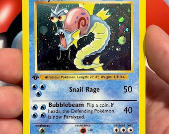Garydos - Spongebob Crossover - Custom Holographic Card
