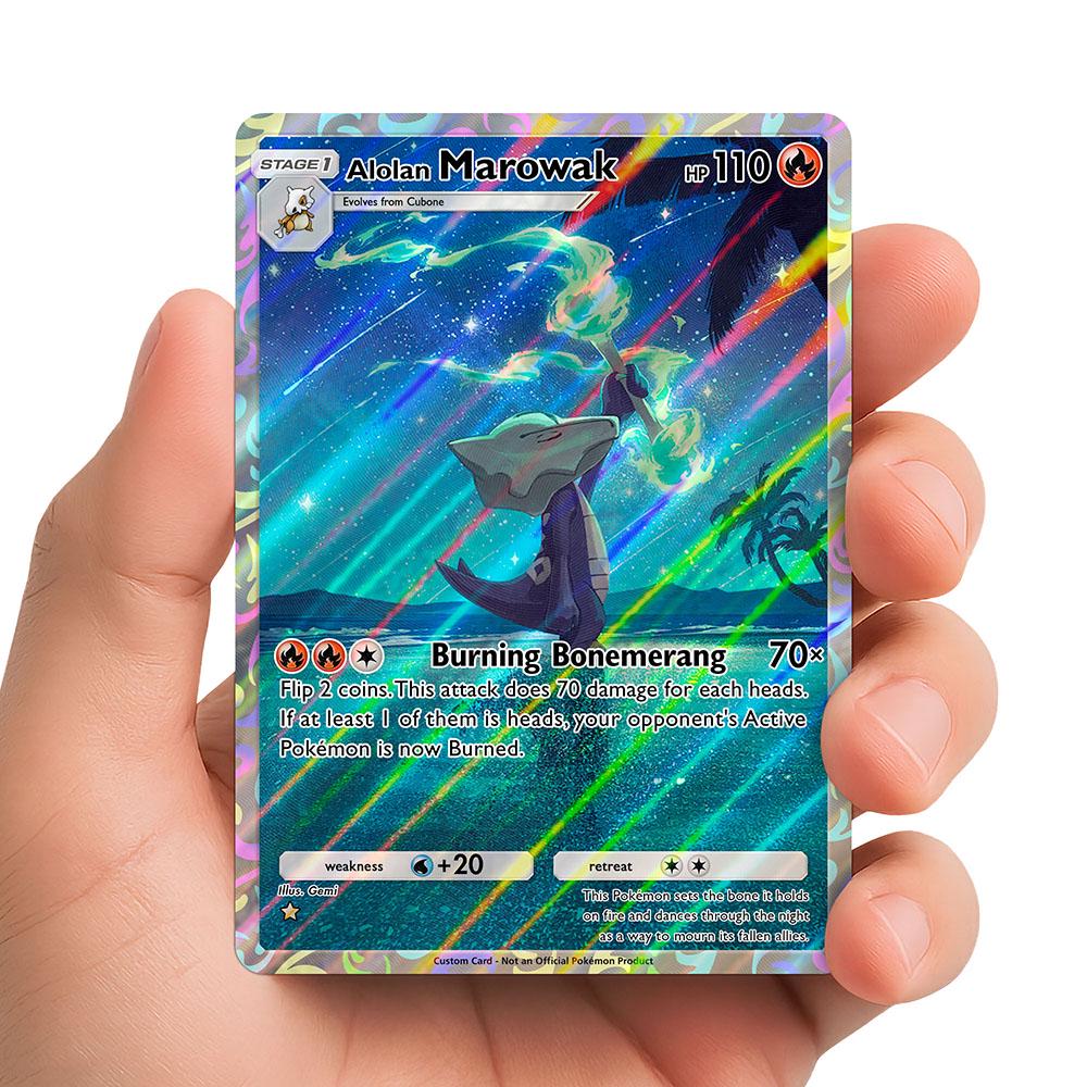 marowak pokemon card gx Pokmon Alolan Box Fire Rarity Alolan marowak gx Pokemon Like