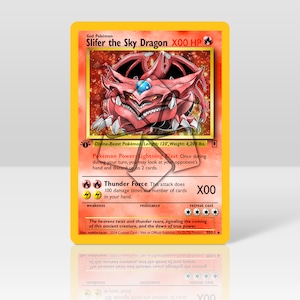Slifer the Sky Dragon, crossover, scheda olografica personalizzata