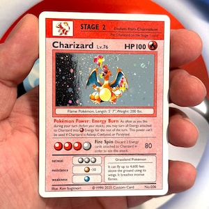 Glurak Playtest - Personalisierte holografische Karte
