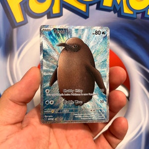 Pesto der Pinguin - Personalisierte holografische Karte