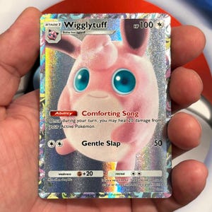 Wigglytuff - Pokémon Pocket - Carta Holográfica e Texturizada Personalizada
