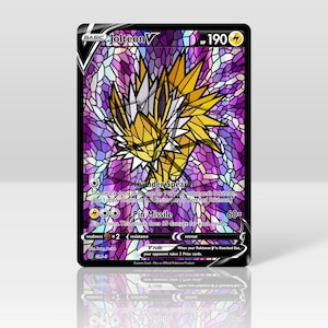 Blitza V - Stained Glass - Benutzerdefinierte holografische & strukturierte Karte