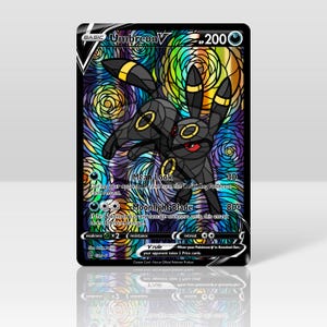 ファラオのブラッキーV ex gx vstarポケモンカスタムカードホロ