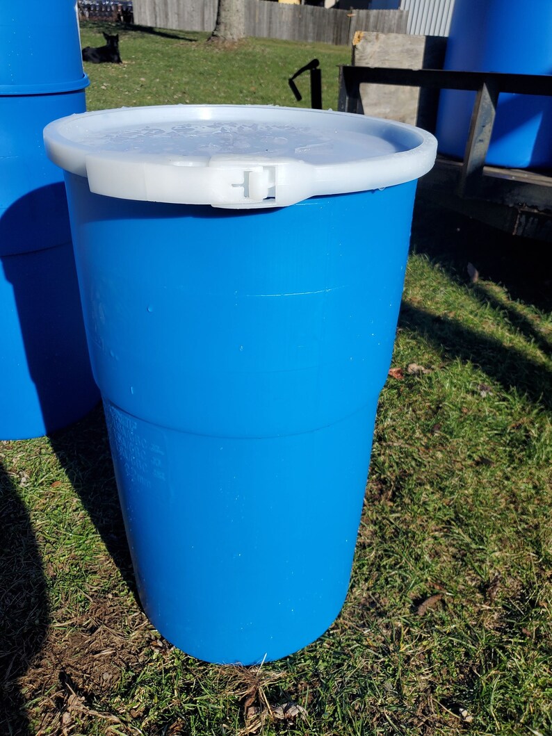 14 Gallon Food Grade Barrel Drum With Removable Lid Etsy
