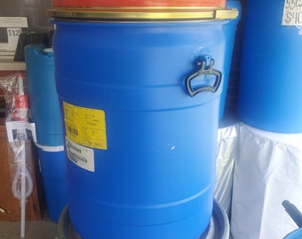 33 Gallon Food Grade Barrel Drum With Removable Lid and Handles