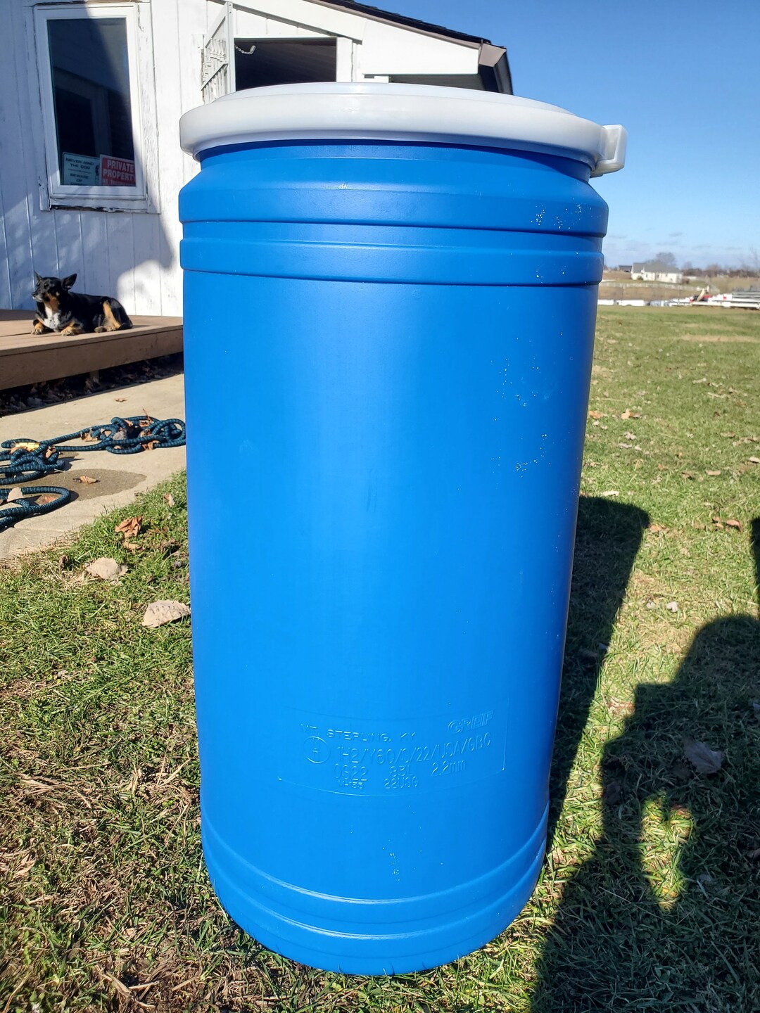 22 Gallon Food Grade BPA Free Barrel Drum With Lid and Seal Etsy