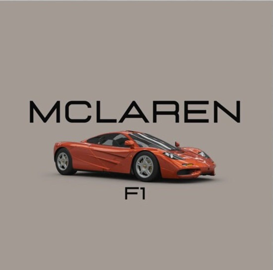 1992 Mclaren F1 Mclaren Poster Super Car Poster Super Car Print Art