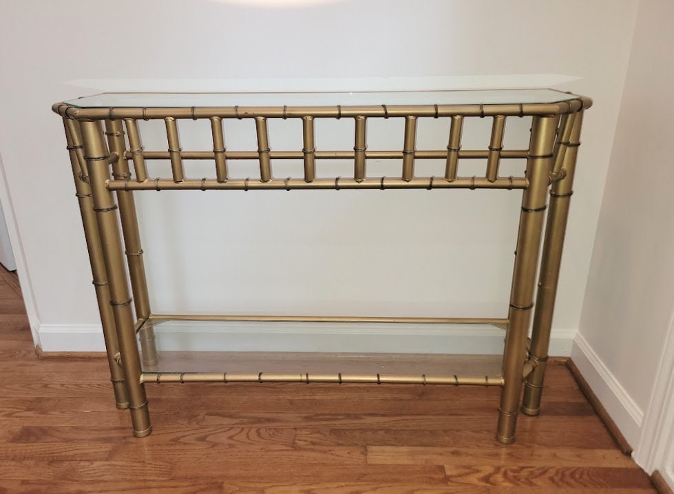 人気海外ブランドアイテム｜ファッション通販 Metal Vintage Faux Etsy - Table Console Bamboo コレクション