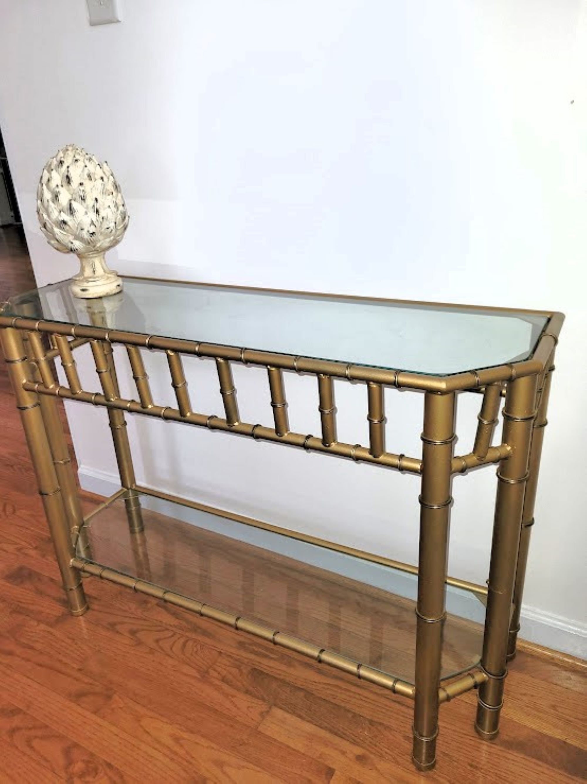 【国内即発送】 Vintage Metal Faux Bamboo Console Table - Etsy コレクション