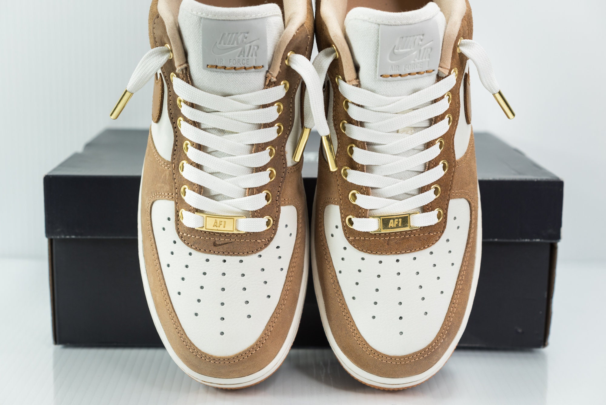 Black Gum Sole Brown Air Force One Low Gum Buy Nike PREMIUM SUEDE