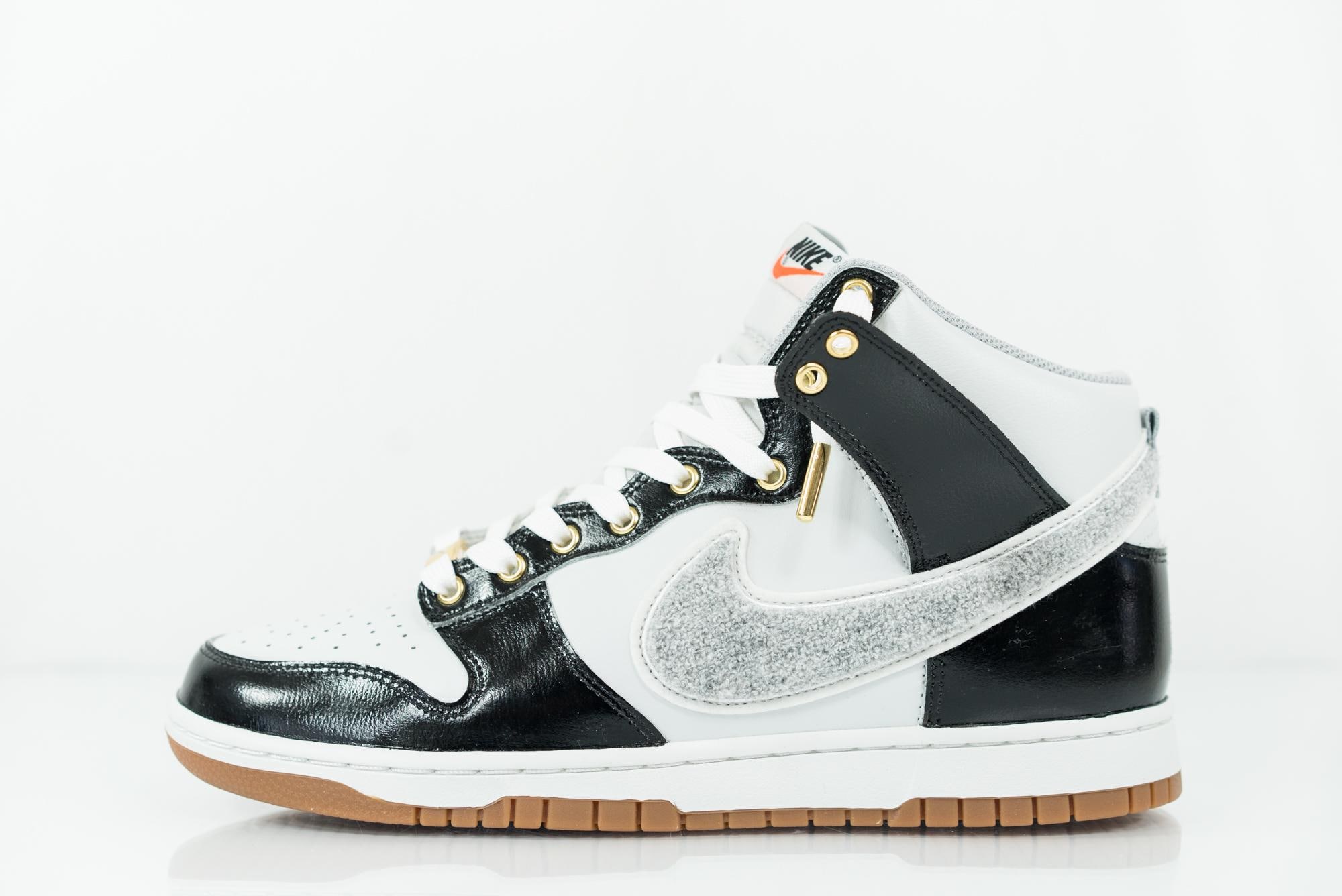 Jordan Air Force Dunks High Custom Nike Dunk Hi High Gloss Black