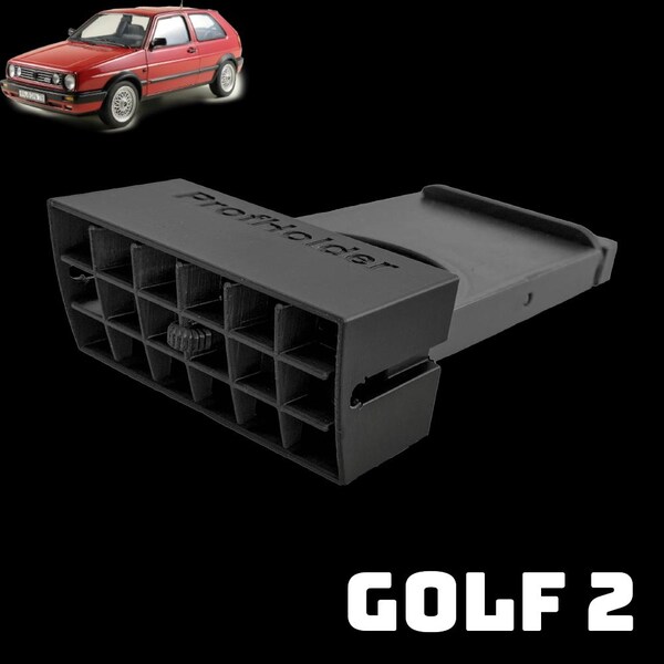 Portavasos para rejilla de ventilación de VW Golf MK2/VW Jetta | Portavasos para rejilla de ventilación