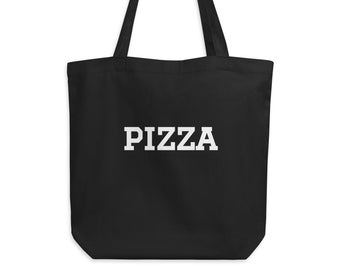 Pizza Organic Eco Tote Bag for Bakers, Chefs, and Pizza Enthusiasts