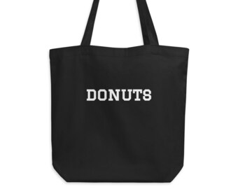 Donuts Organic Eco Tote Bag