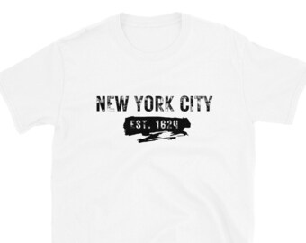 New York City Soft Distressed Font Unisex T-Shirt