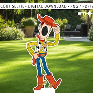 toystory Character Cardboard Cutouts Selfie - Party Decorations - Take Your Party To Another Level - Party Supplies - Frame Selfie party