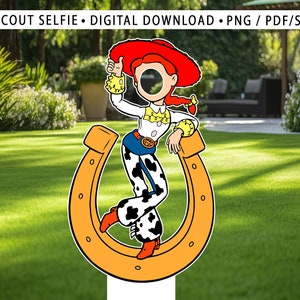 Toystory Personaggi Ritagli di Cartone Selfie - Decorazioni per Feste - Porta la tua Festa a un Altro Livello - Forniture per Feste - Cornice Selfie Party