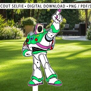 Toystory Personaggi Ritagli di Cartone Selfie - Decorazioni per Feste - Porta la tua Festa a un Altro Livello - Forniture per Feste - Cornice Selfie Party