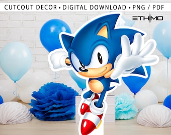 Sonic Character Cardboard Cutouts - Sonic Party Decorations - Take Your Party To Another Level - Party Supplies - All Characters Available