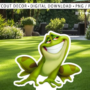 The Princess and the Frog CutOut, Tiana Princess Big Decor, Tiana Party Decoration Theme, Birthday Party, Stand Up Prop, Digital Download