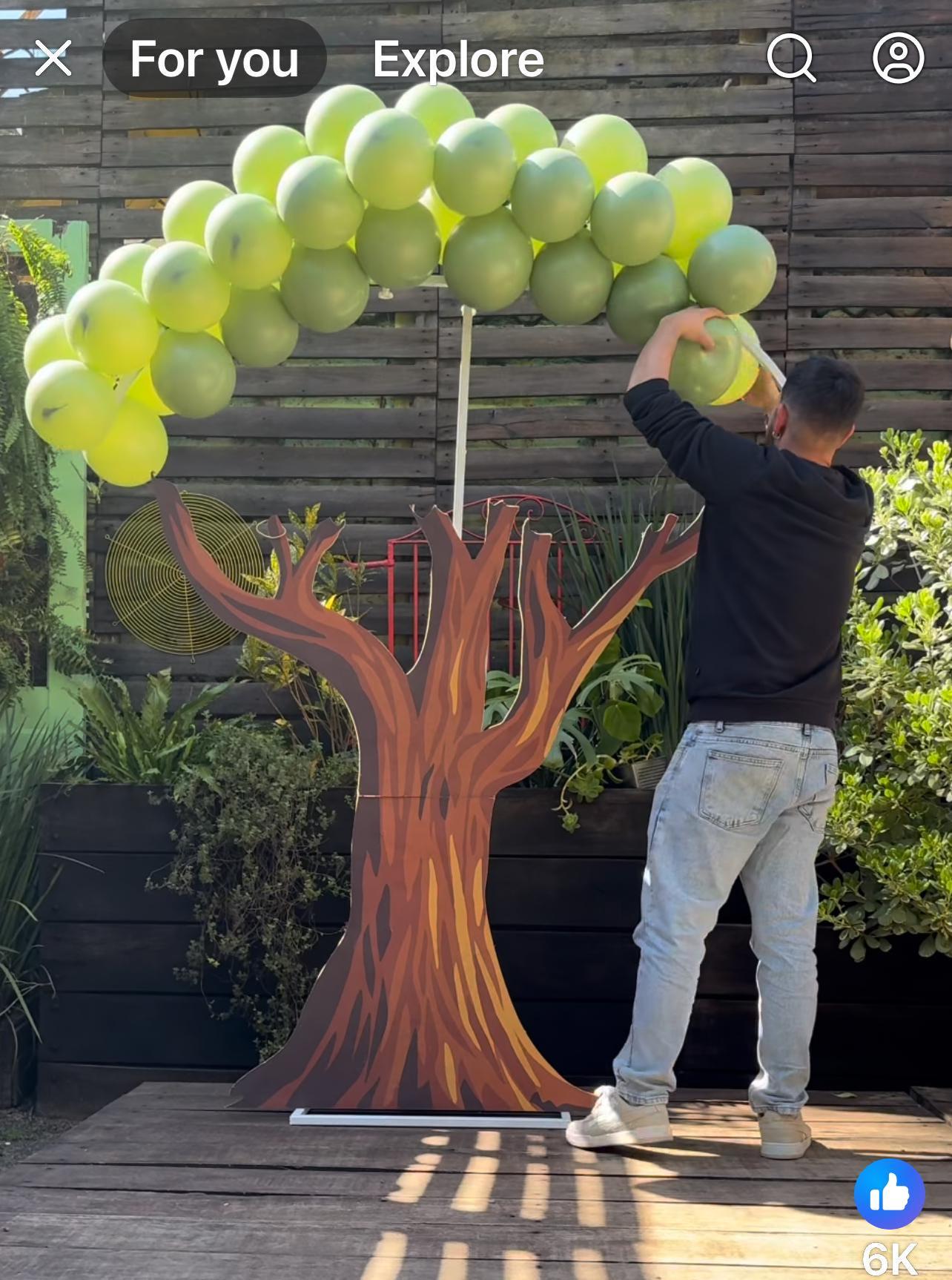 Resizable Trees Cutout, Large Green Standee, Backdrop Tree , Children ...
