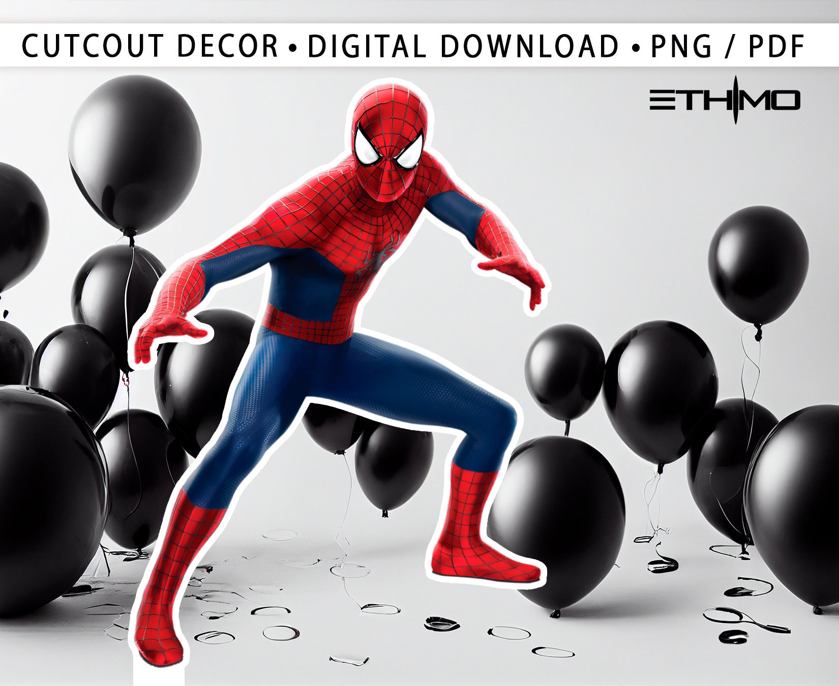 Spiderman Cutout, Big Decor, Party Decorations, Birthday Prop, Yard