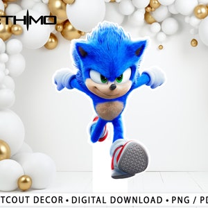 Sonic Character Cardboard Cutouts - Sonic Party Decorations - Take Your Party To Another Level - Party Supplies - All Characters Available
