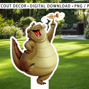 The Princess and the Frog CutOut, Tiana Princess Big Decor, Tiana Party Decoration Theme, Birthday Party, Stand Up Prop, Digital Download