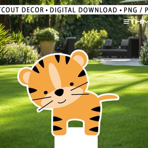Ritagli di cartone con personaggio tigre - Decorazioni per feste tigre - Porta la tua festa a un altro livello - Articoli per feste - Tutti i personaggi disponibili