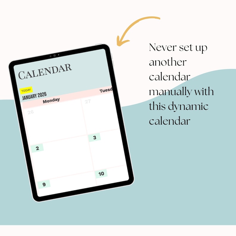 Task Tracker Google Sheets Template | Dynamic Calendar Planner ...