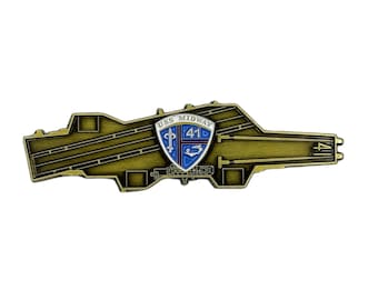 USS Midway (CV-41) US Navy Challenge Coin - Carrier Shape